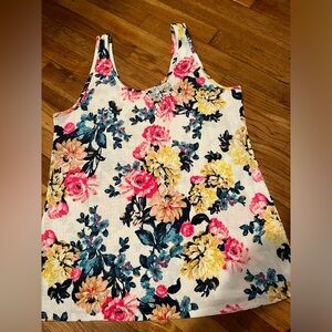 Floral tank top